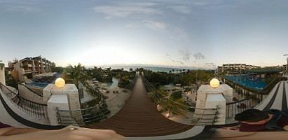 Trajinera At Xcaret outside