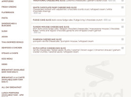 Café Condesa menu