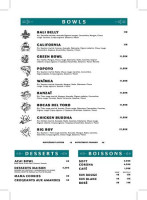 Barquito Mawimbi Beach Bar Restaurant Carta