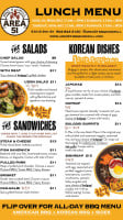 Benjie's menu