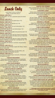 La Espadana menu