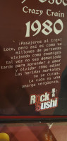 Rock Sushi menu