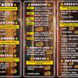San Loco Hamburguesas, Burritos Y Algo Más. menu