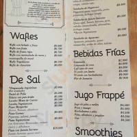 Expedición Café menu