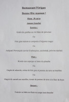 Posada Schumann menu
