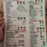 Alex Pizza menu