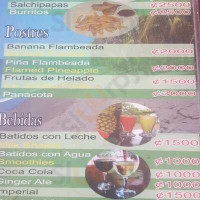 Carey menu