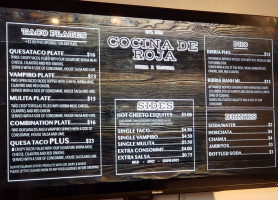 Arábica Y Coffee Shop menu