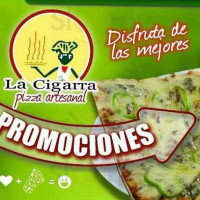 La Cigarra Pizza Artesanal Logo