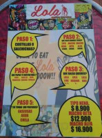 Lola Costillas Infernales Carta