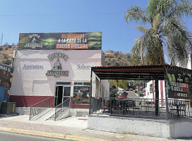 Birria Jauregui outside