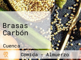 Brasas Carbón