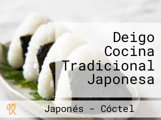 Deigo Cocina Tradicional Japonesa