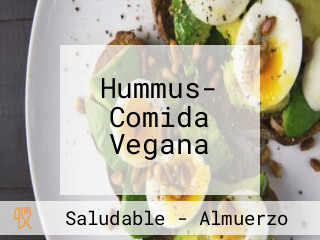 Hummus- Comida Vegana