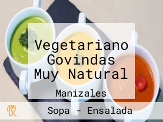 Vegetariano Govindas Muy Natural