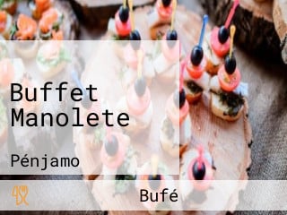 Buffet Manolete