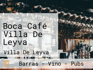 Boca Café Villa De Leyva