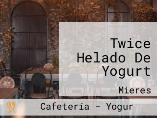 Twice Helado De Yogurt