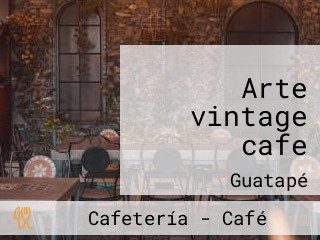 Arte vintage cafe