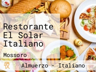 Restorante El Solar Italiano