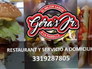 Gera's Jr. Hamburguesas Al Carbón, Dogos, Papas Asadas, Ensaladas Y Mas