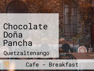 Chocolate Doña Pancha