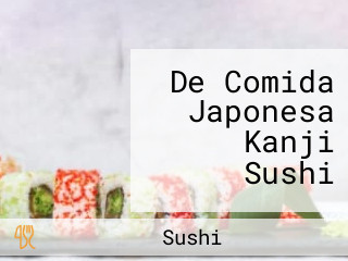 De Comida Japonesa Kanji Sushi