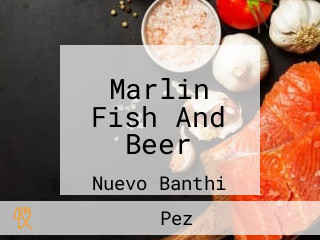 Marlin Fish And Beer