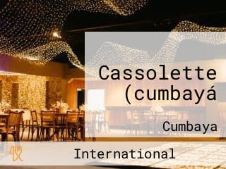 Cassolette (cumbayá