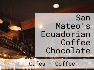 San Mateo's Ecuadorian Coffee Chocolate