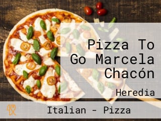 Pizza To Go Marcela Chacón
