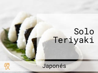 Solo Teriyaki