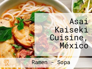 Asai Kaiseki Cuisine, México