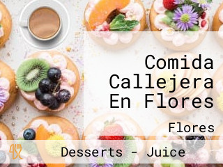 Comida Callejera En Flores