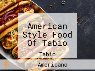 American Style Food Of Tabio