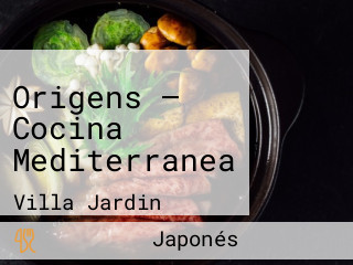 Origens — Cocina Mediterranea