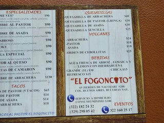 Tacos Al Pastor “el Fogoncito”