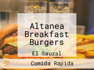 Altanea Breakfast Burgers