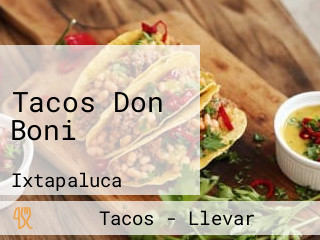 Tacos Don Boni