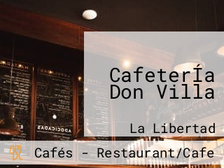 CafeterÍa Don Villa