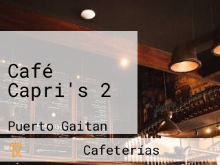 Café Capri's 2