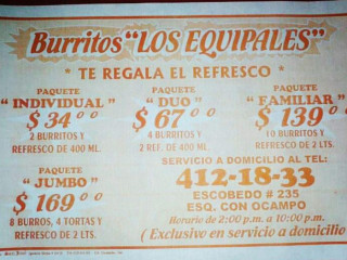 Burritos Los Equipales