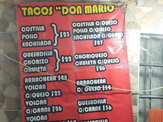 Tacos “don Mario”