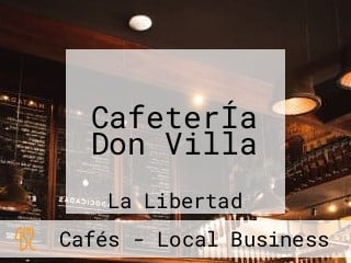 CafeterÍa Don Villa