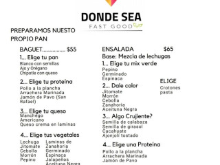 Donde Sea Fast Good