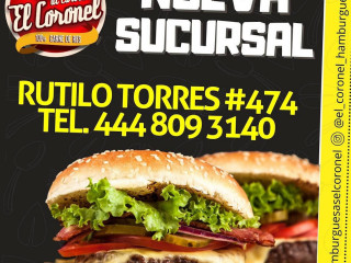 El Coronel Hamburguesas Al Carbón