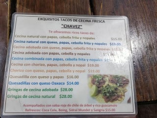 Tacos De Cecina Chávez