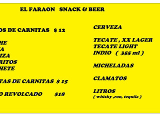 El Faraon Snack Beer