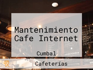 Mantenimiento Cafe Internet