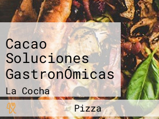 Cacao Soluciones GastronÓmicas